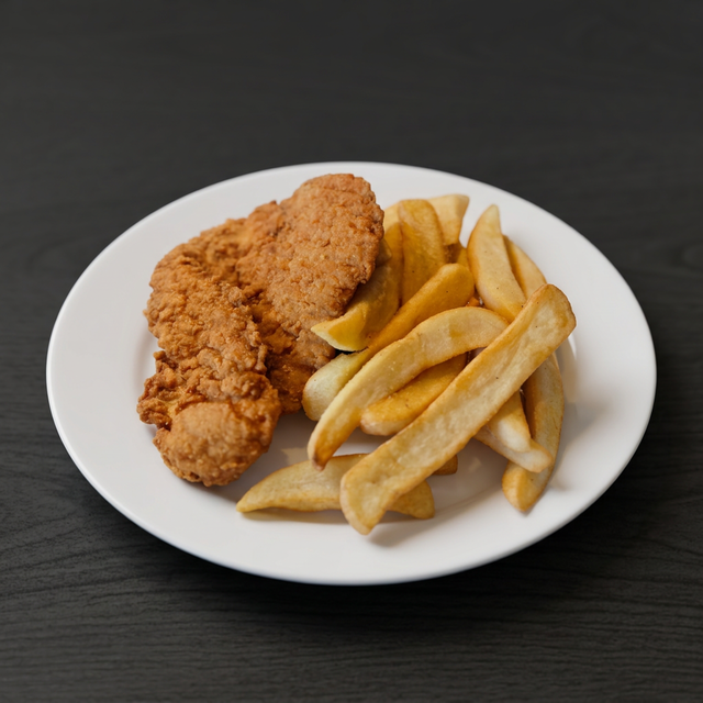Chicken Strips & Fries.